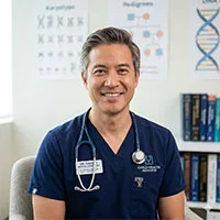 Medical geneticist specialist on the Dr. Bonilla microtia care team