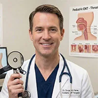 Pediatric ENT specialist on the Dr. Bonilla microtia care team